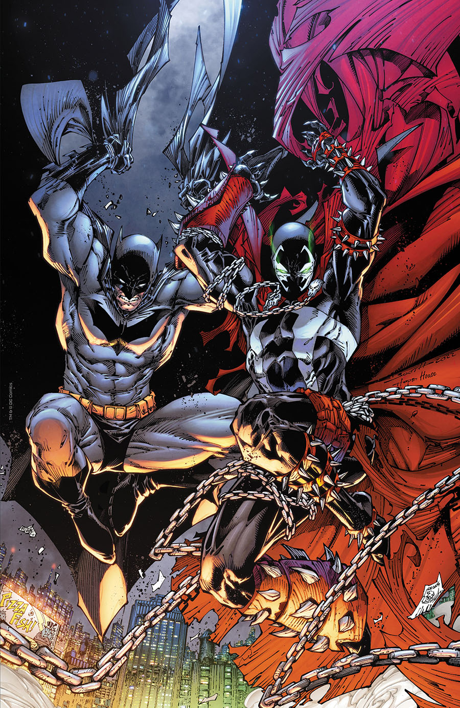 Batman Spawn #1 (One Shot) Cover O Incentive Brett Booth Variant Cover