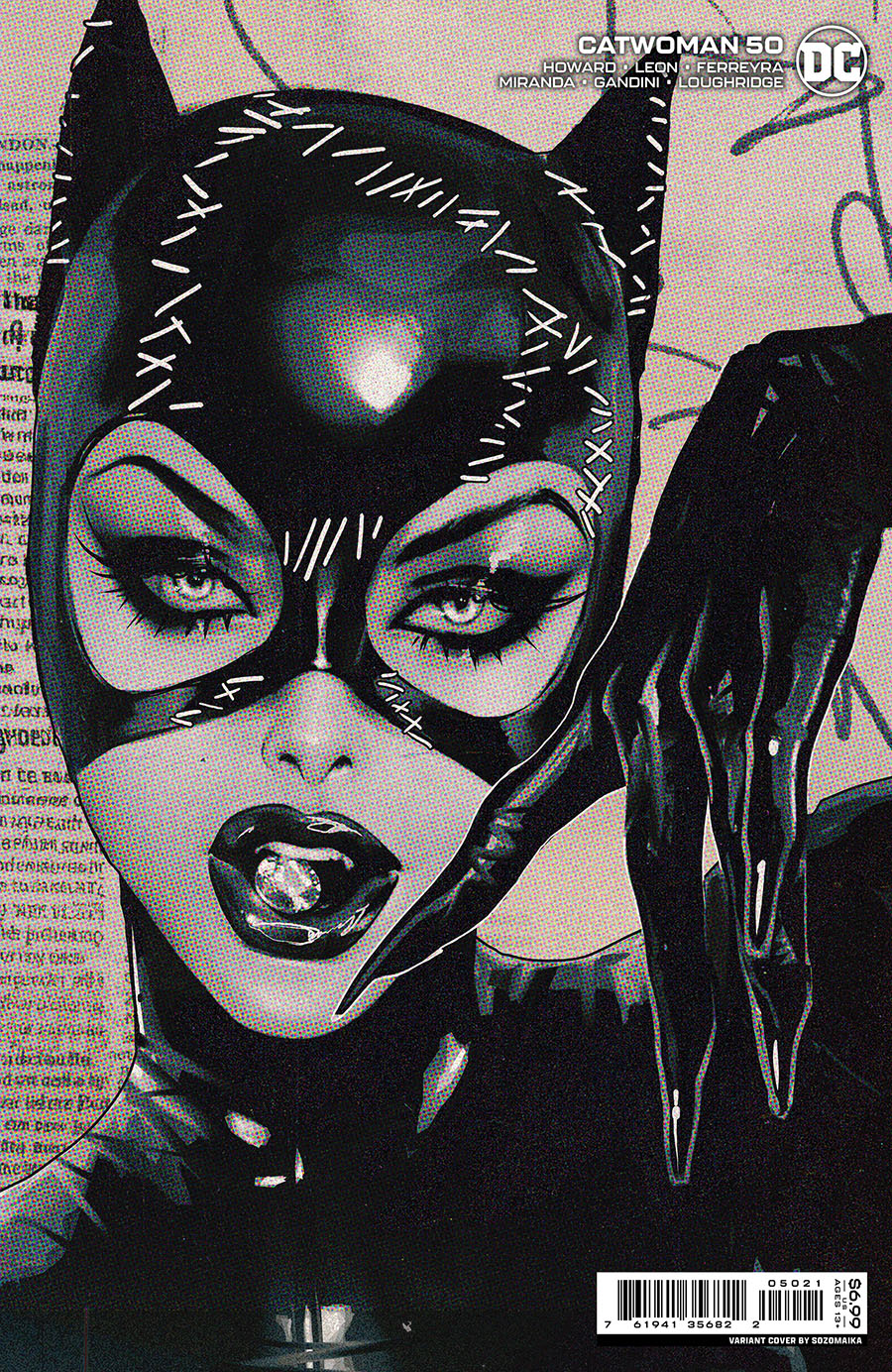 Catwoman Vol 5 #50 Cover B Variant Sozomaika Card Stock Cover