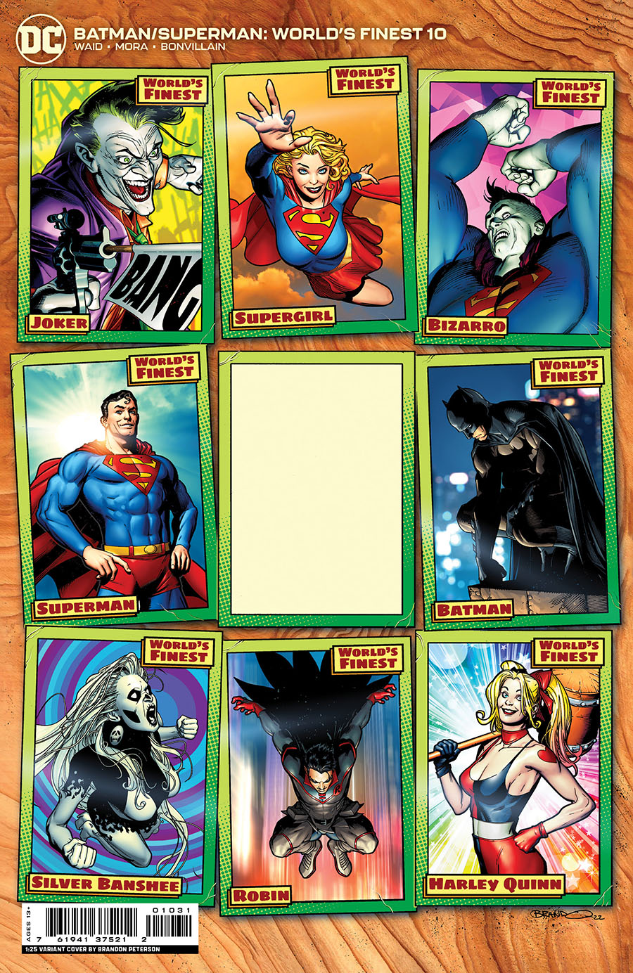 Batman Superman Worlds Finest #10 Cover D Incentive Brandon Peterson Card Stock Variant Cover