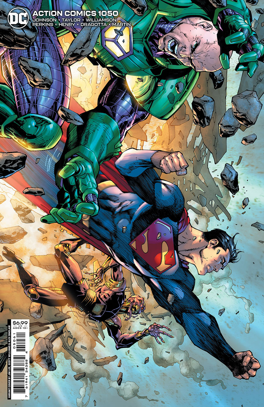 Action Comics Vol 2 #1050 Cover B Variant Jim Lee Card Stock Cover