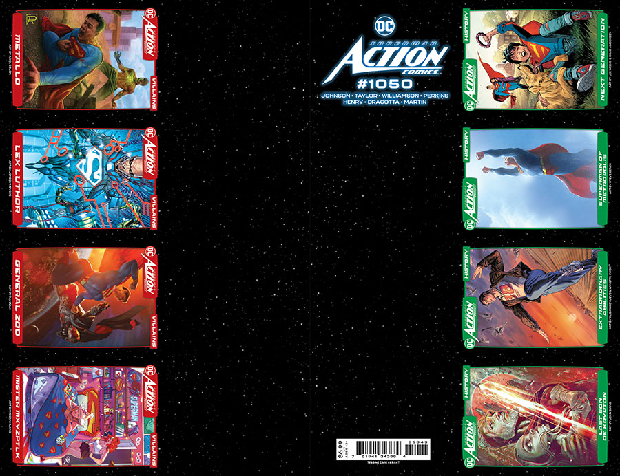 Action Comics Vol 2 #1050 Cover S Variant Trading Card Team Card Stock Cover