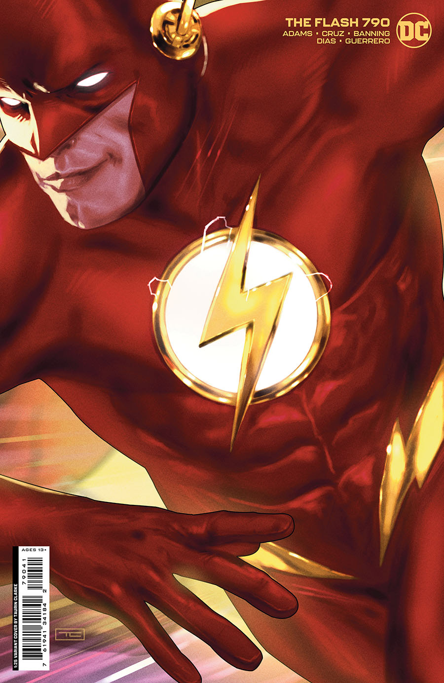 Flash Vol 5 #790 Cover D Incentive Taurin Clarke Card Stock Variant Cover
