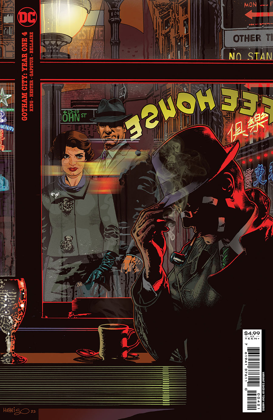 Gotham City Year One #4 Cover B Variant Tony Harris Cover