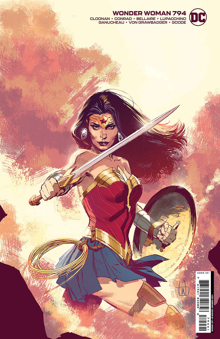 Wonder Woman Vol 5 #794 Cover E Incentive Lee Weeks Card Stock Variant Cover
