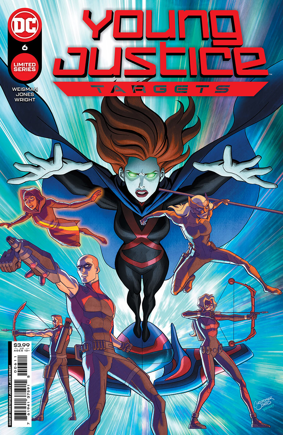 Young Justice Targets #6 Cover A Regular Christopher Jones Cover