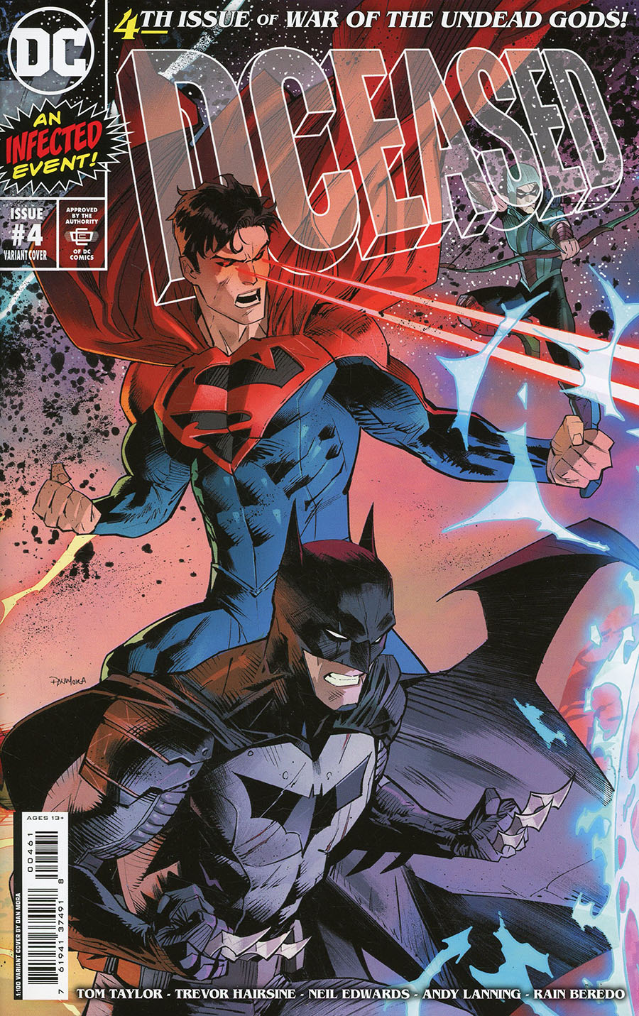 DCeased War Of The Undead Gods #4 Cover F Incentive Dan Mora Homage Gatefold Variant Cover
