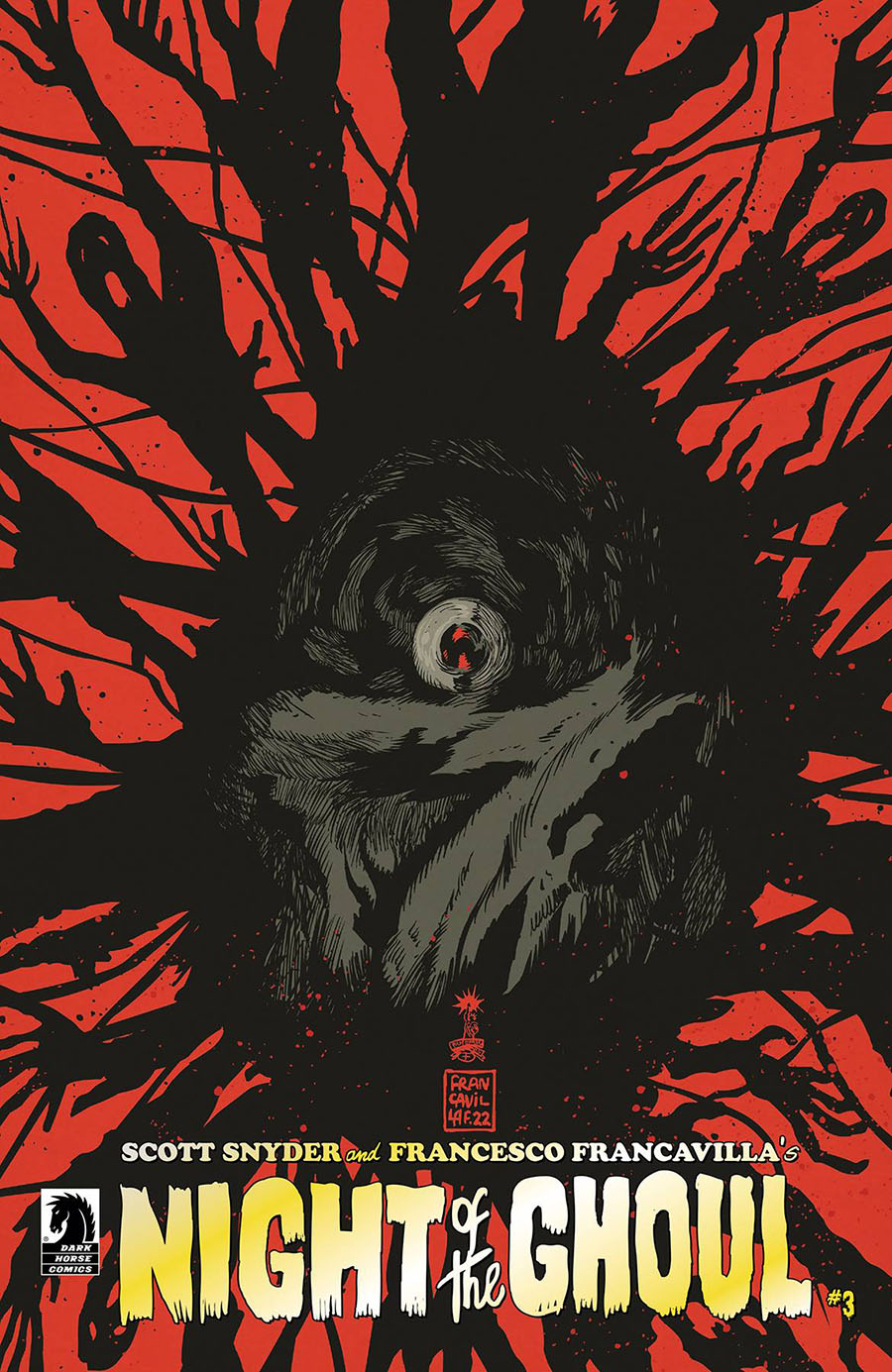Night Of The Ghoul #3 Cover C Incentive Francesco Francavilla Foil Cover