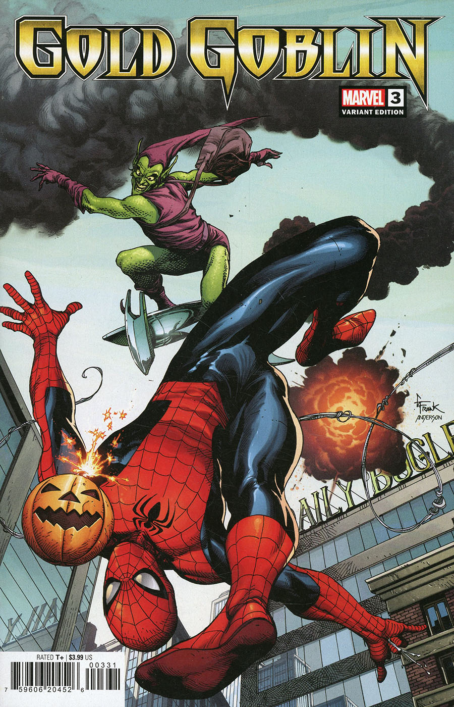 Gold Goblin #3 Cover C Incentive Gary Frank Variant Cover (Dark Web Tie-In)