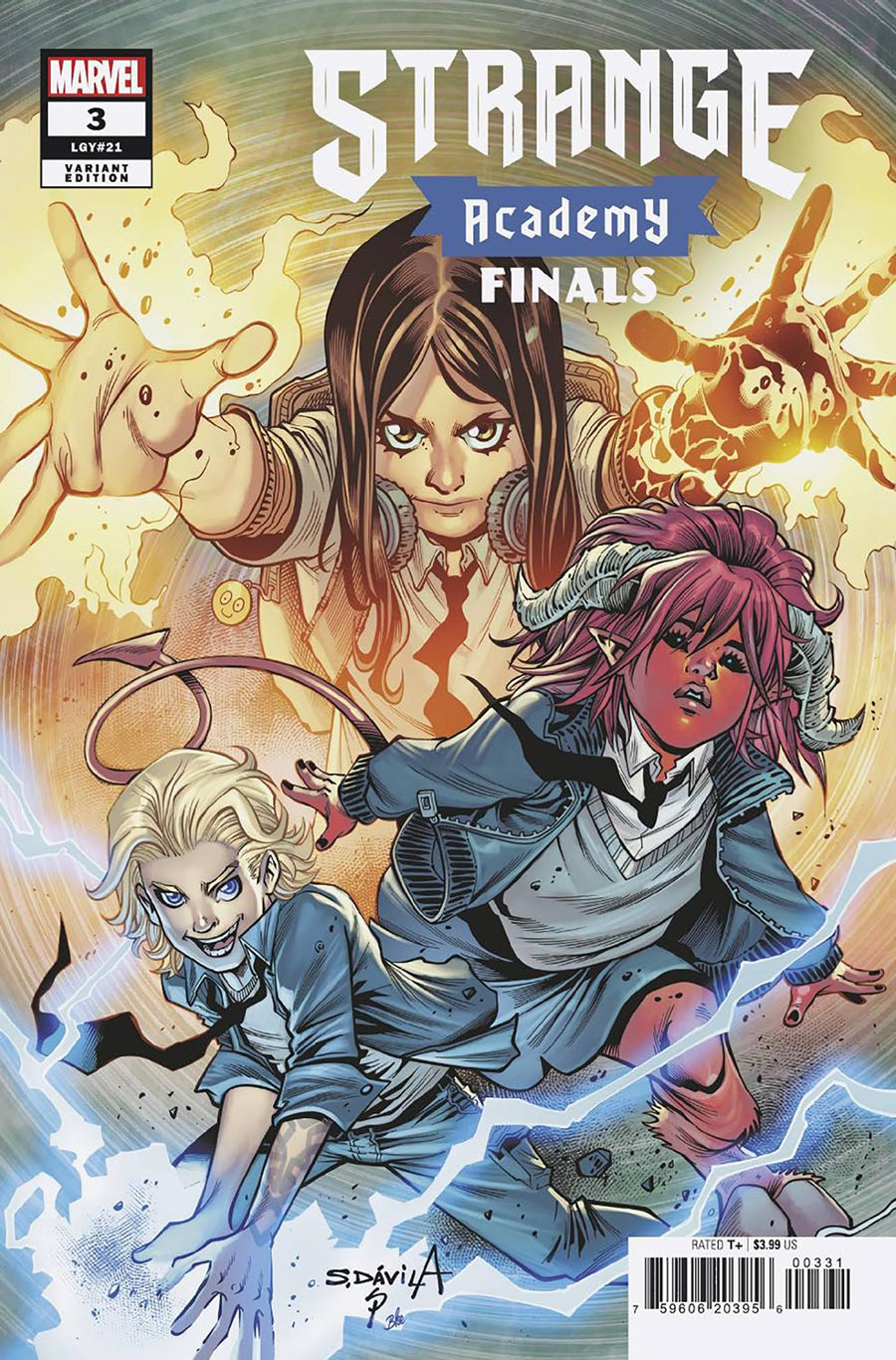 Strange Academy Finals #3 Cover D Incentive Sergio Davila Variant Cover