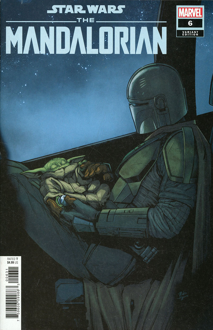 Star Wars The Mandalorian #6 Cover C Incentive Rickie Yagawa Variant Cover