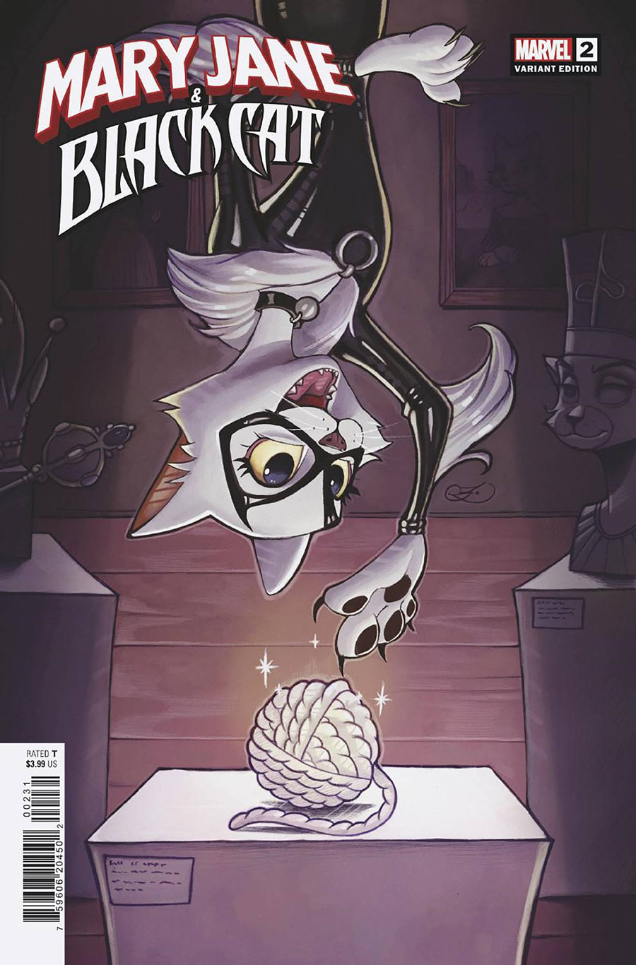 Mary Jane And Black Cat #2 Cover D Incentive Chrissie Zullo Cat Variant Cover (Dark Web Tie-In)