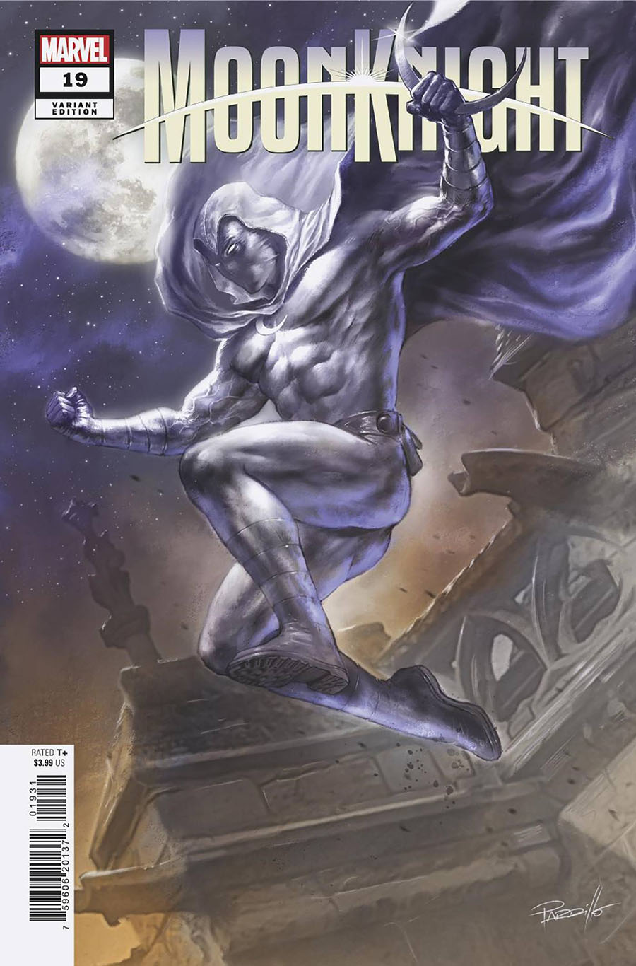 Moon Knight Vol 9 #19 Cover D Incentive Lucio Parrillo Variant Cover