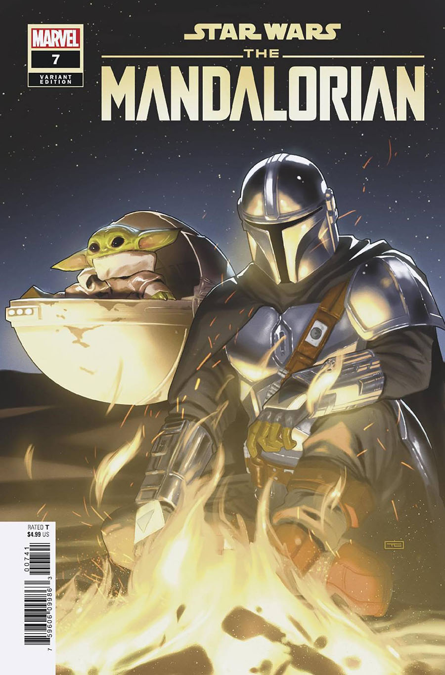 Star Wars The Mandalorian #7 Cover D Incentive Taurin Clarke Variant Cover