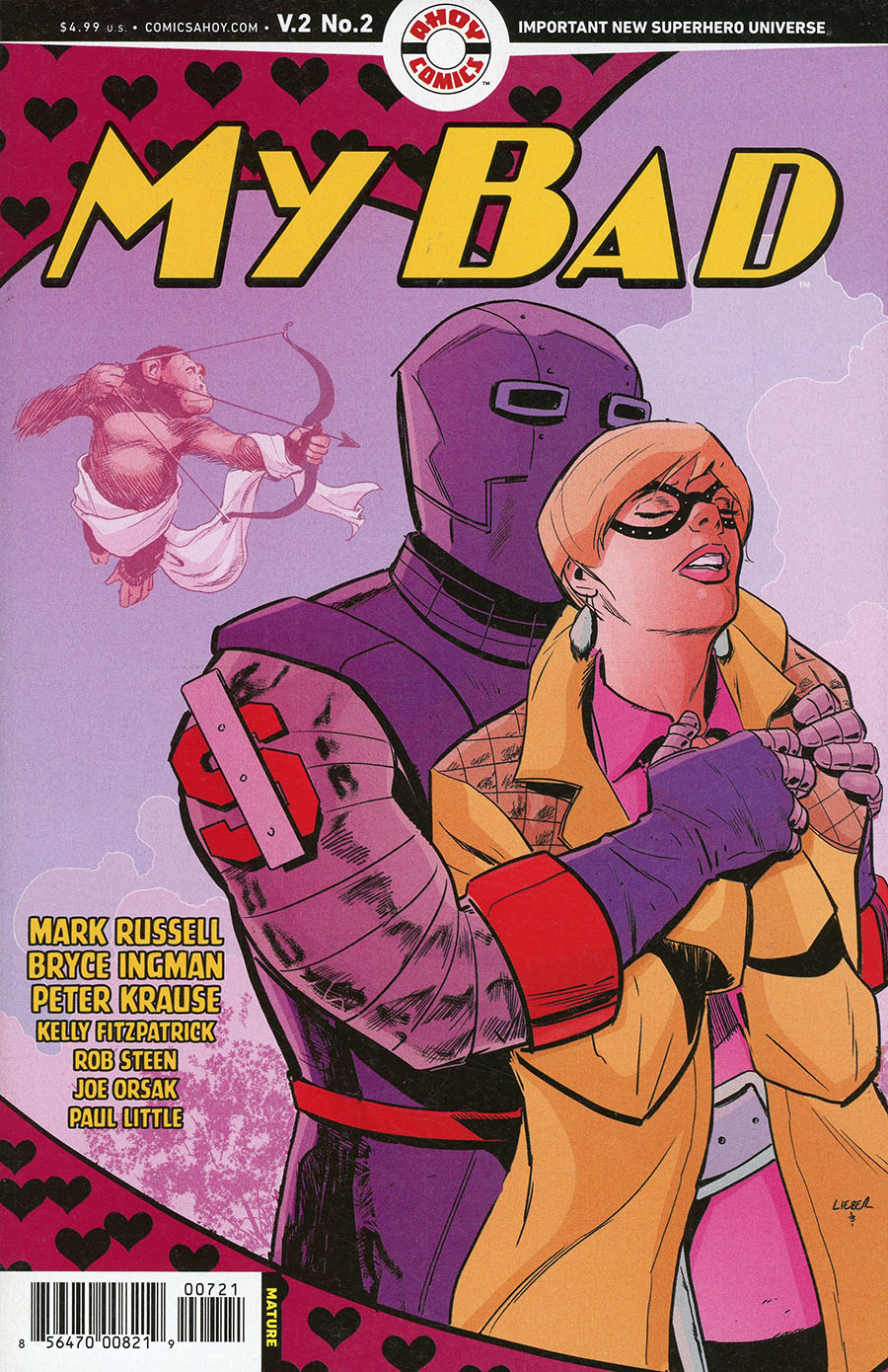 My Bad Vol 2 #2 Cover B Incentive Steve Lieber Variant Cover