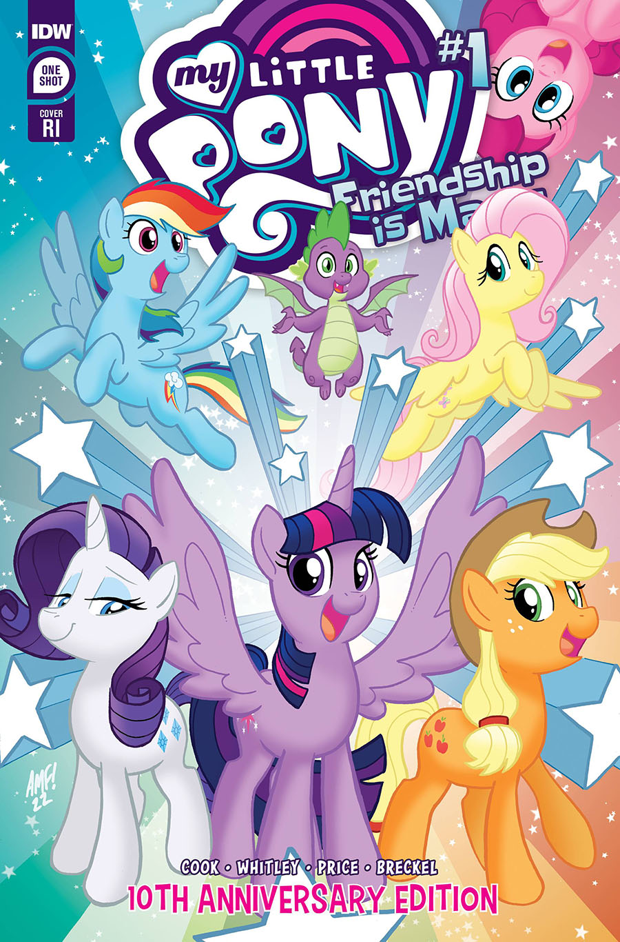 My Little Pony Friendship Is Magic 10th Anniversary Edition #1 (One Shot) Cover E Incentive Tony Fleecs Variant Cover