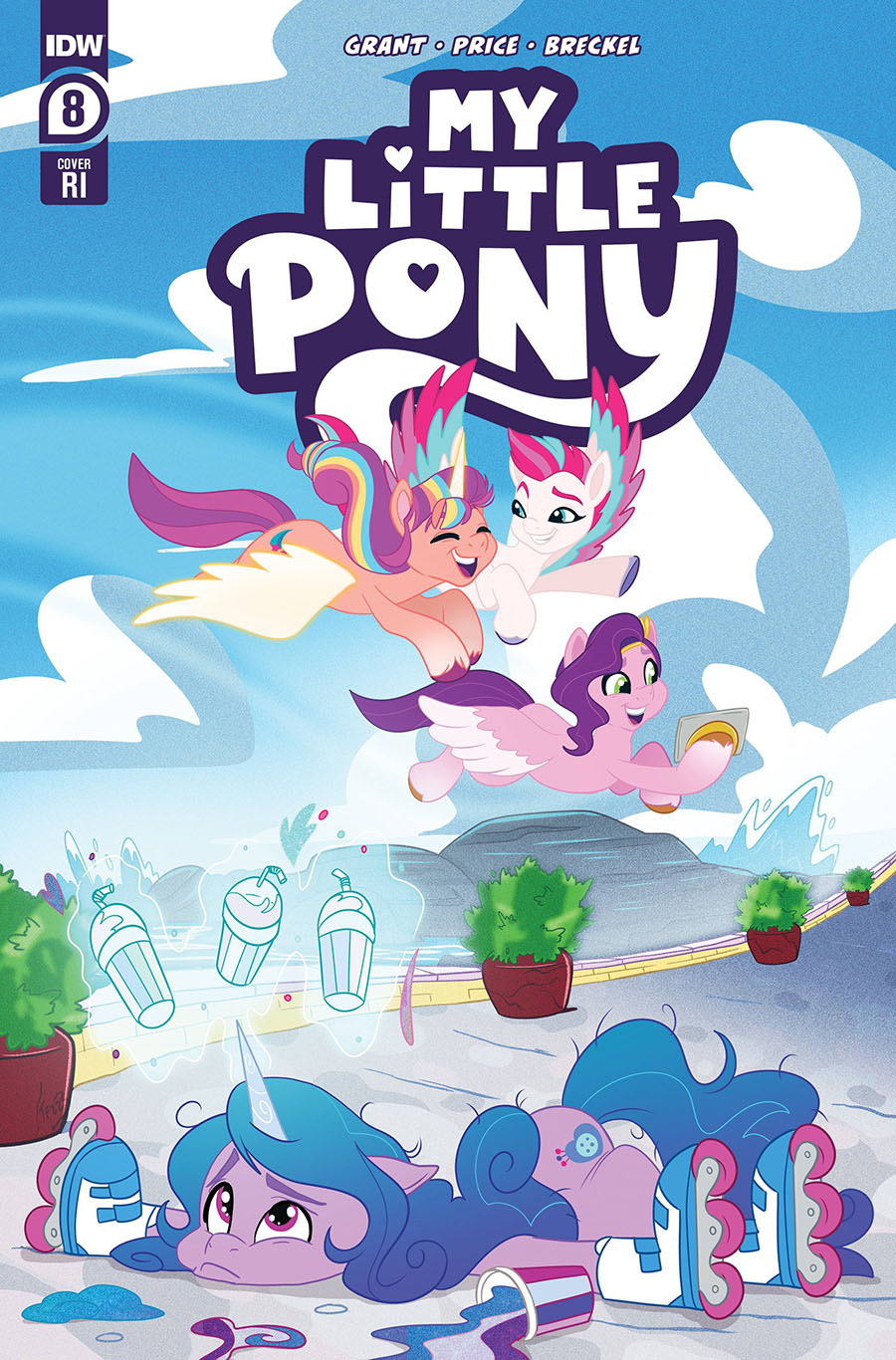 My Little Pony #8 Cover C Incentive Trish Forstner Variant Cover