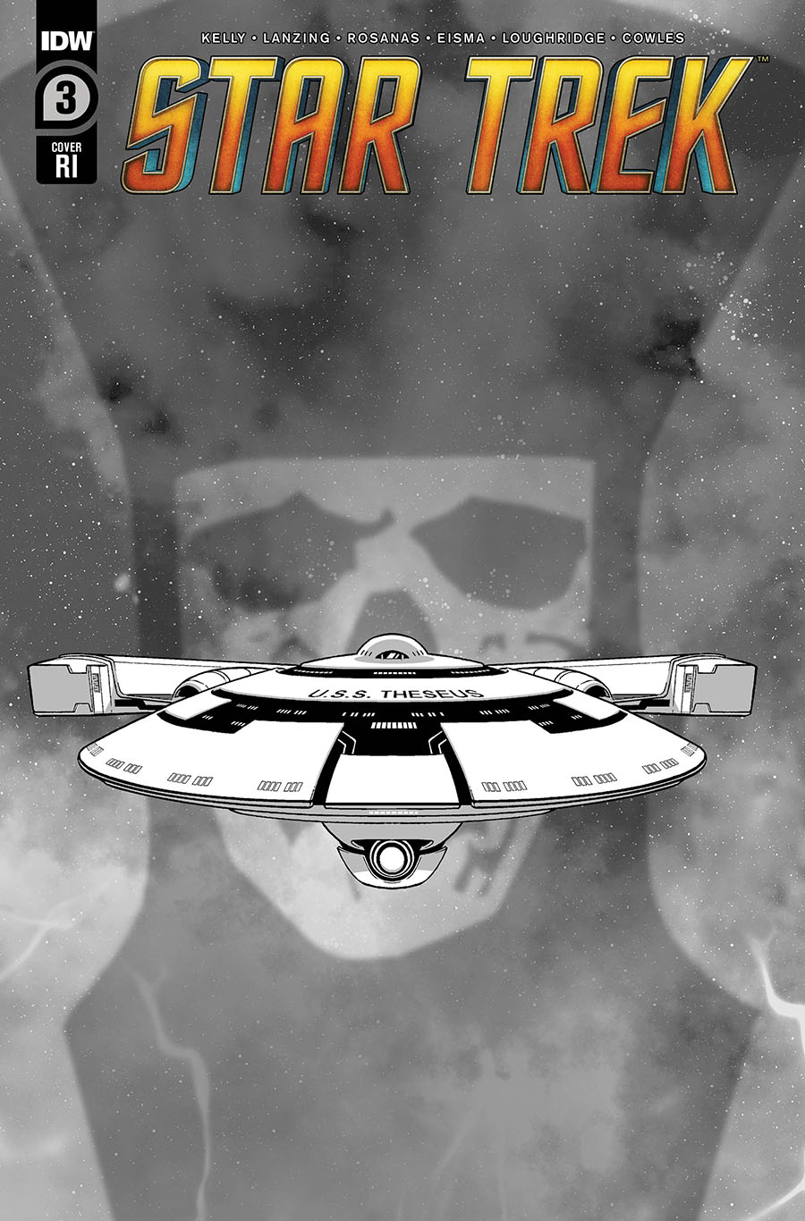Star Trek (IDW) Vol 2 #3 Cover D Incentive Ramon Rosanas Black & White Cover