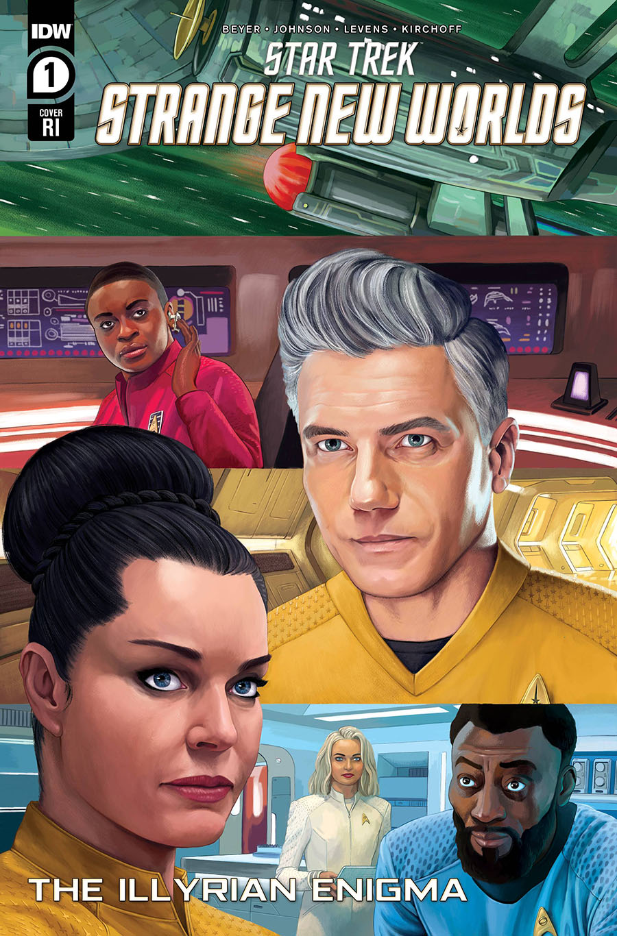 Star Trek Strange New Worlds Illyrian Enigma #1 Cover E Incentive Malachi Ward Variant Cover