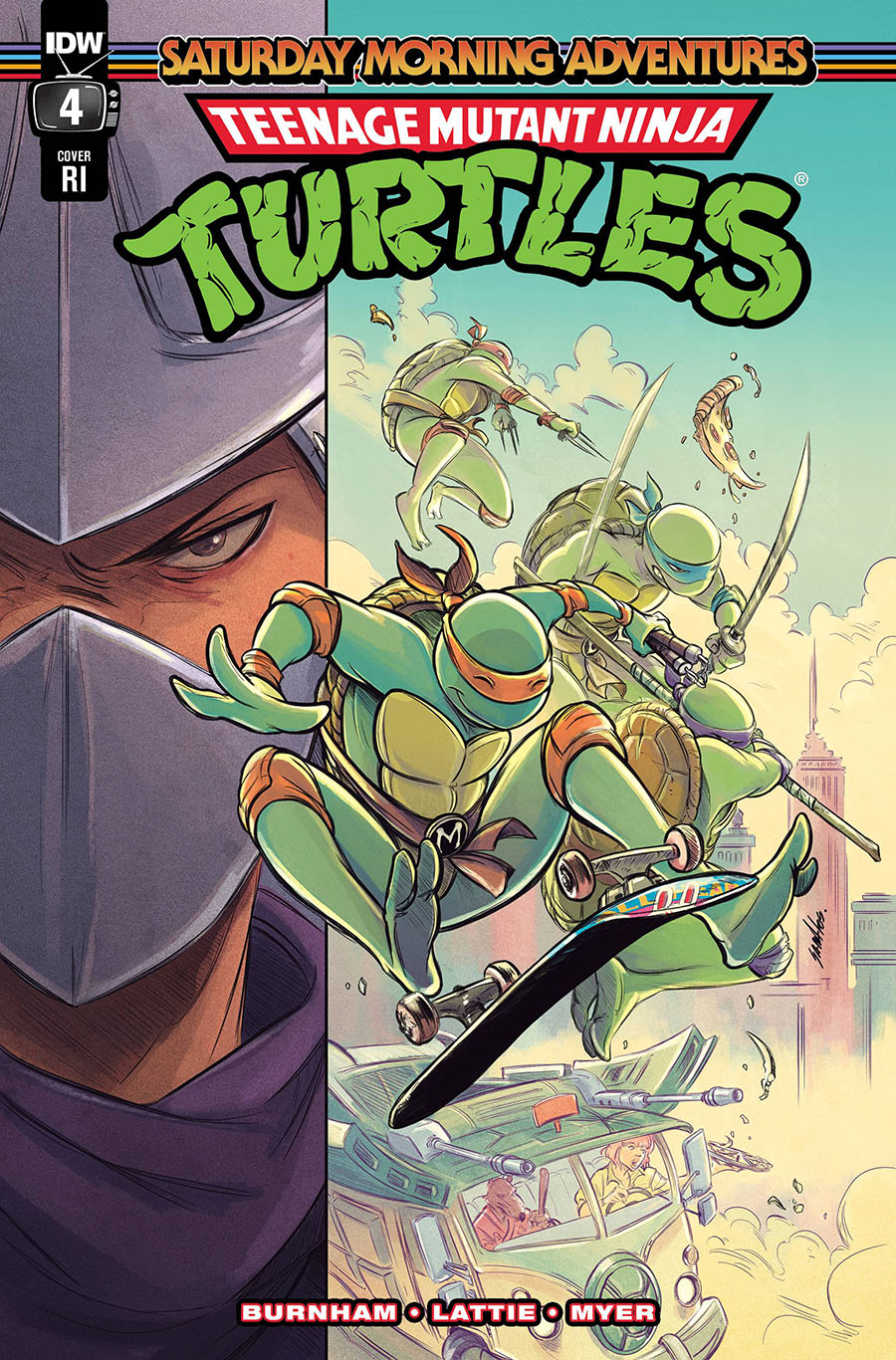 Teenage Mutant Ninja Turtles Saturday Morning Adventures #4 Cover D Incentive Variant Cover