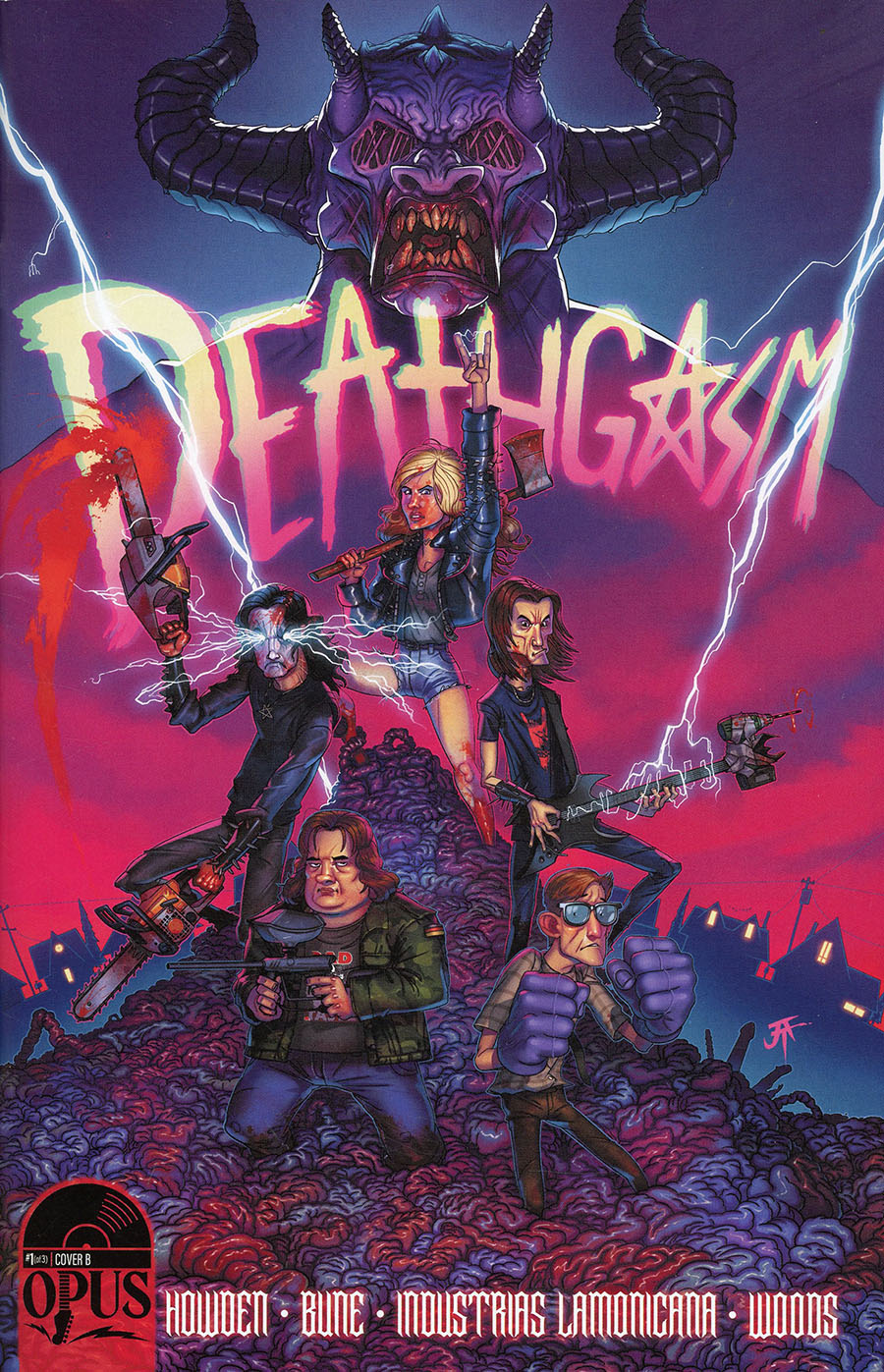 Deathgasm #1 Cover B Incentive Joel Timpson Variant Cover