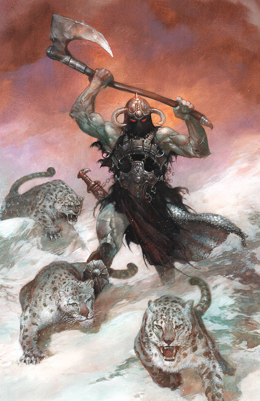 Frank Frazettas Death Dealer Vol 2 #8 Cover E Incentive Dave Dorman Unbranded Variant Cover