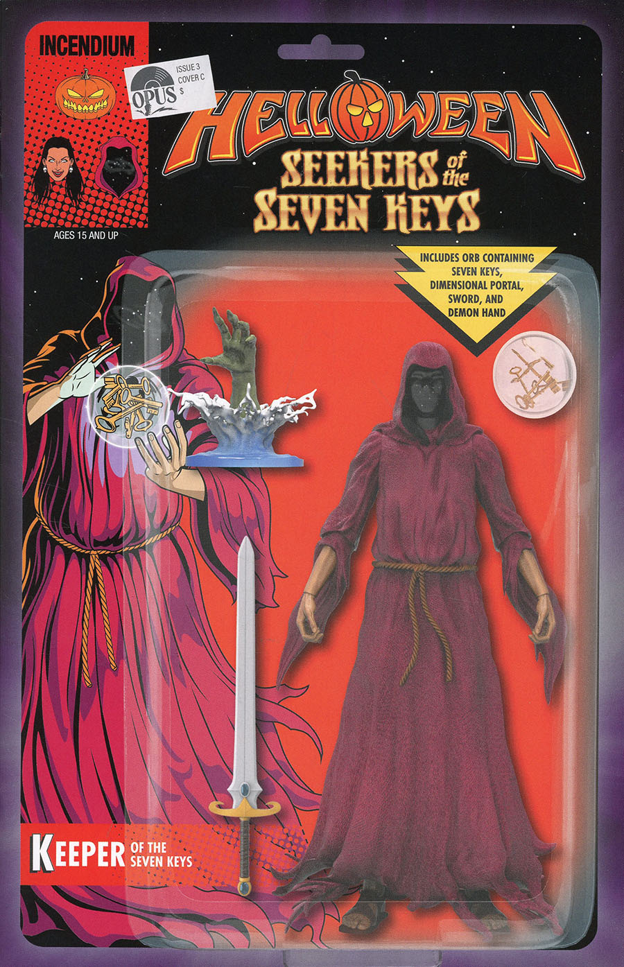 Helloween #3 Cover C Incentive Keeper Action Figure Variant Cover