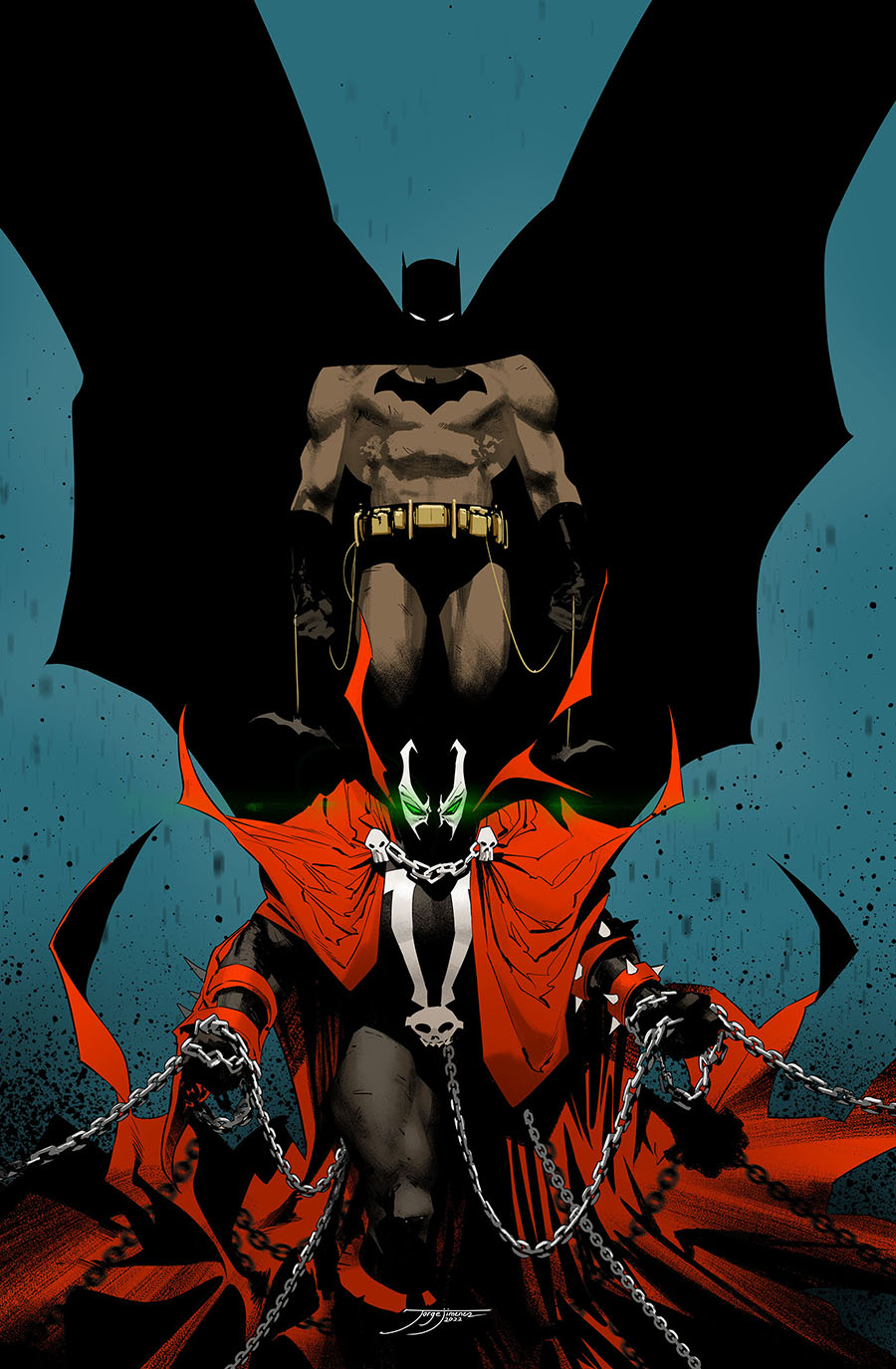 Batman Spawn #1 (One Shot) Cover L Variant Jorge Jimenez Acetate Cover -  Midtown Comics