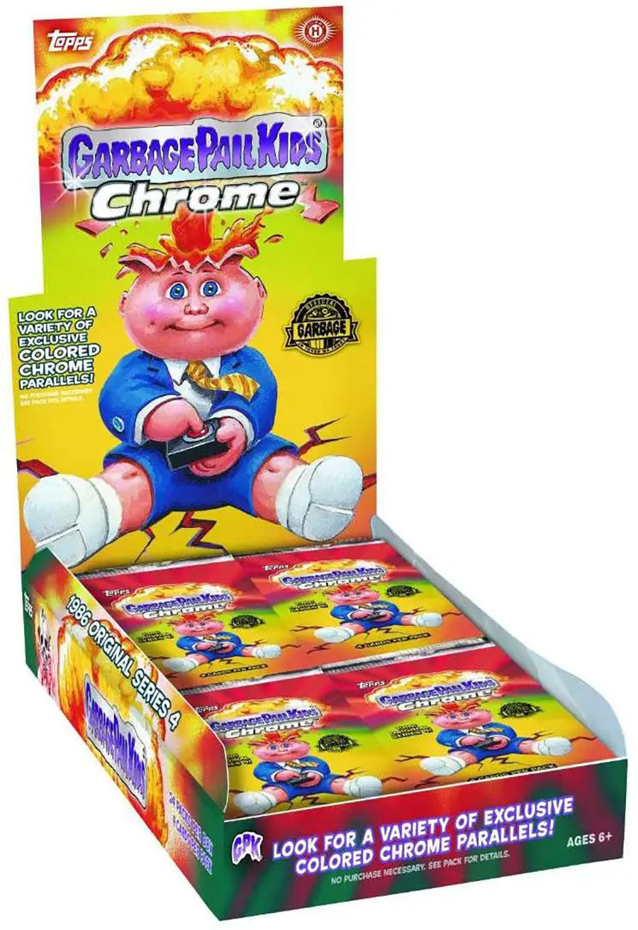 Garbage Pail Kids 2021 Chrome Trading Card Display