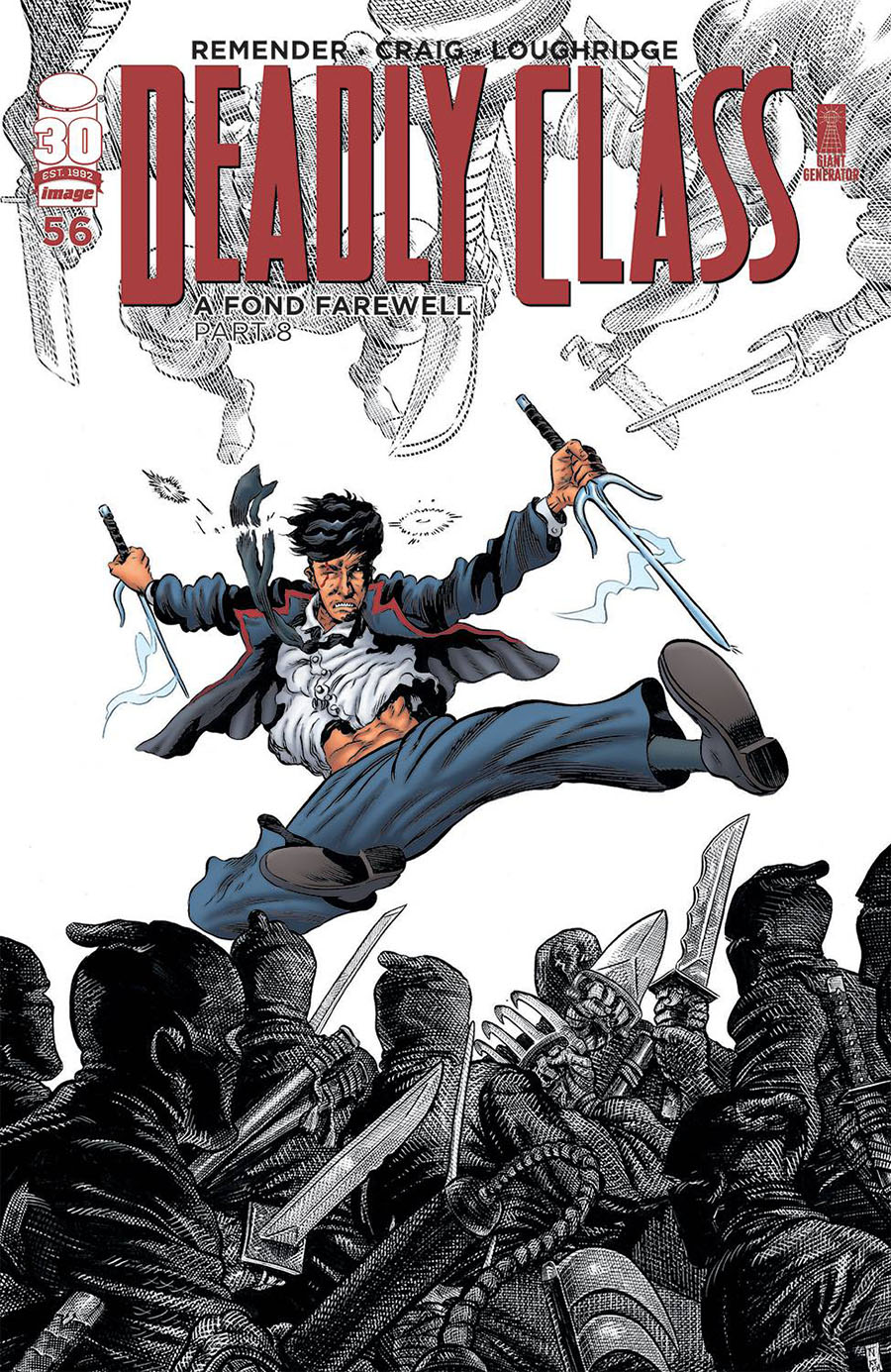 Deadly Class #56 Cover F Variant Troy Nixey & Michelle Madsen Cover