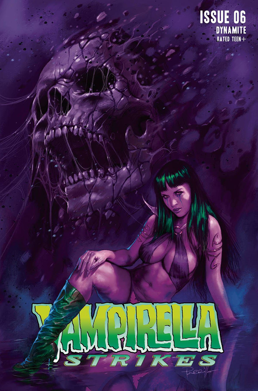 Vampirella Strikes Vol 3 #6 Cover M Variant Lucio Parrillo Ultraviolet Cover