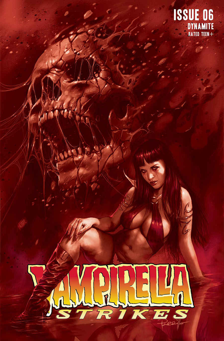 Vampirella Strikes Vol 3 #6 Cover N Incentive Lucio Parrillo Tint Cover