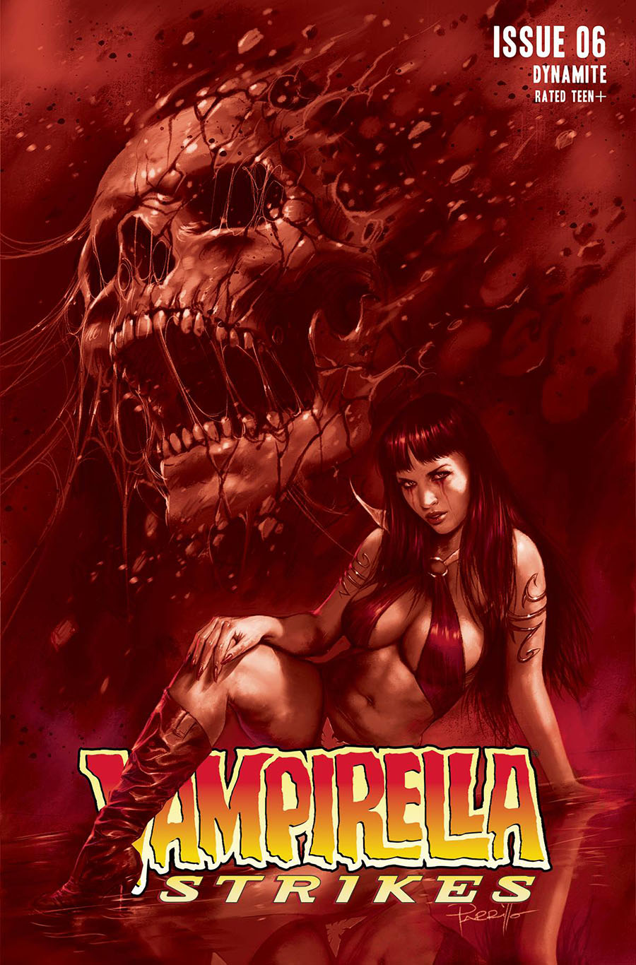 Vampirella Strikes Vol 3 #6 Cover N Incentive Lucio Parrillo Tint Cover