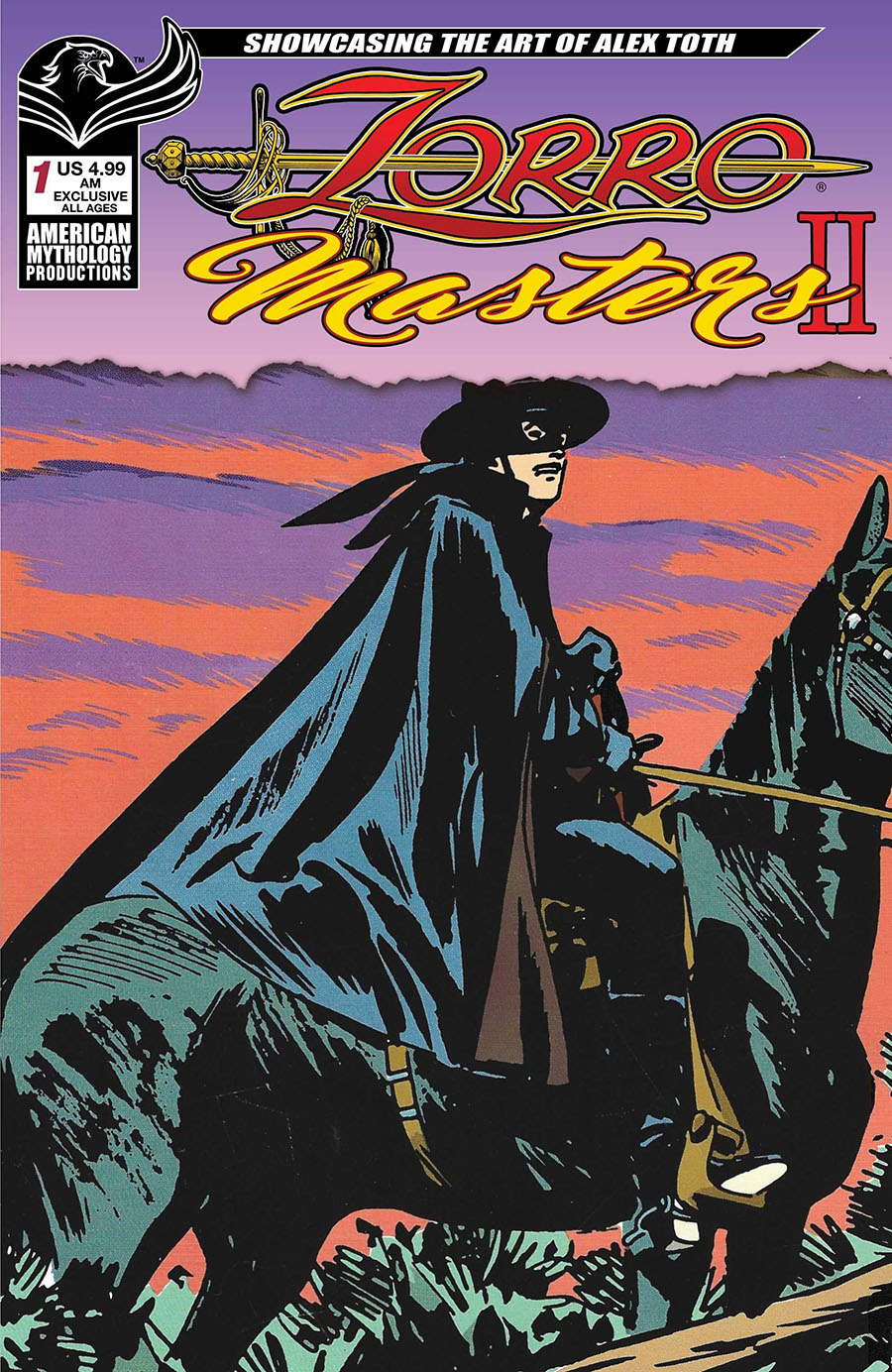 Zorro Masters Vol 2 Alex Toth #1 Cover C American Mythology Exclusive Alex Toth Variant Cover