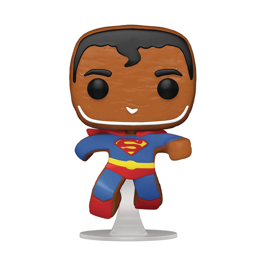 POP Heroes DC Holiday Gingerbread Superman Vinyl Figure