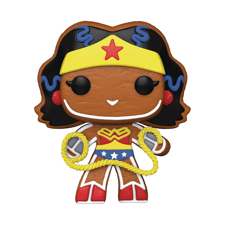 POP Heroes DC Holiday Gingerbread Wonder Woman Vinyl Figure
