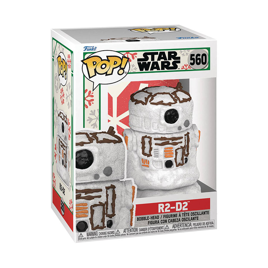 POP Star Wars Holiday Snowman R2-D2 Vinyl Bobble Head