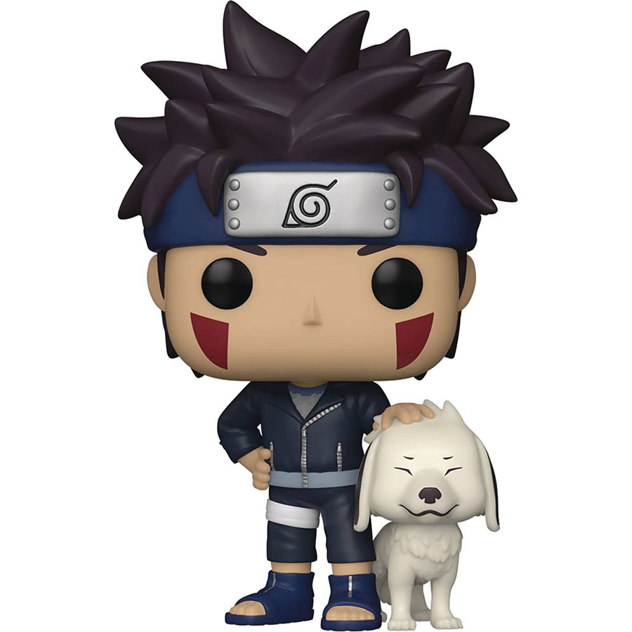 POP Animation Naruto Shippuden Kiba With Akamaru Viny Figure