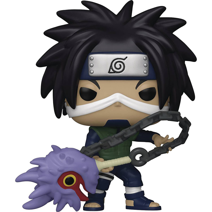 POP Animation Naruto Shippuden Kotetsu Hagane With Weapon Vinyl Figure