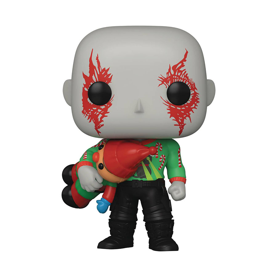 POP Marvel Guardians Of The Galaxy Holiday Special Drax Vinyl Bobble Head