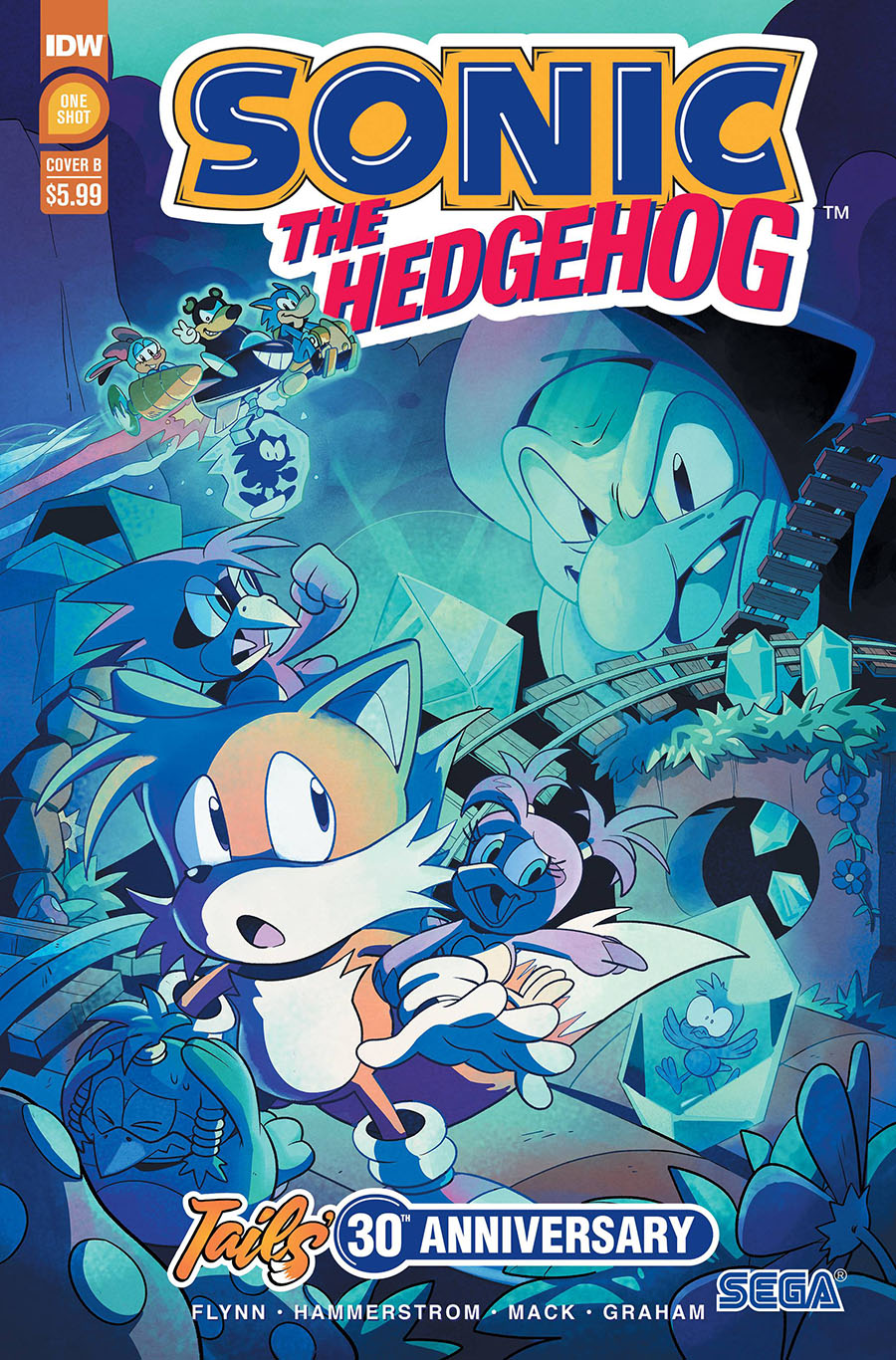 Sonic The Hedgehog Tails 30th Anniversary #1 (One Shot) Cover B Variant Thomas Rothlisberger Cover