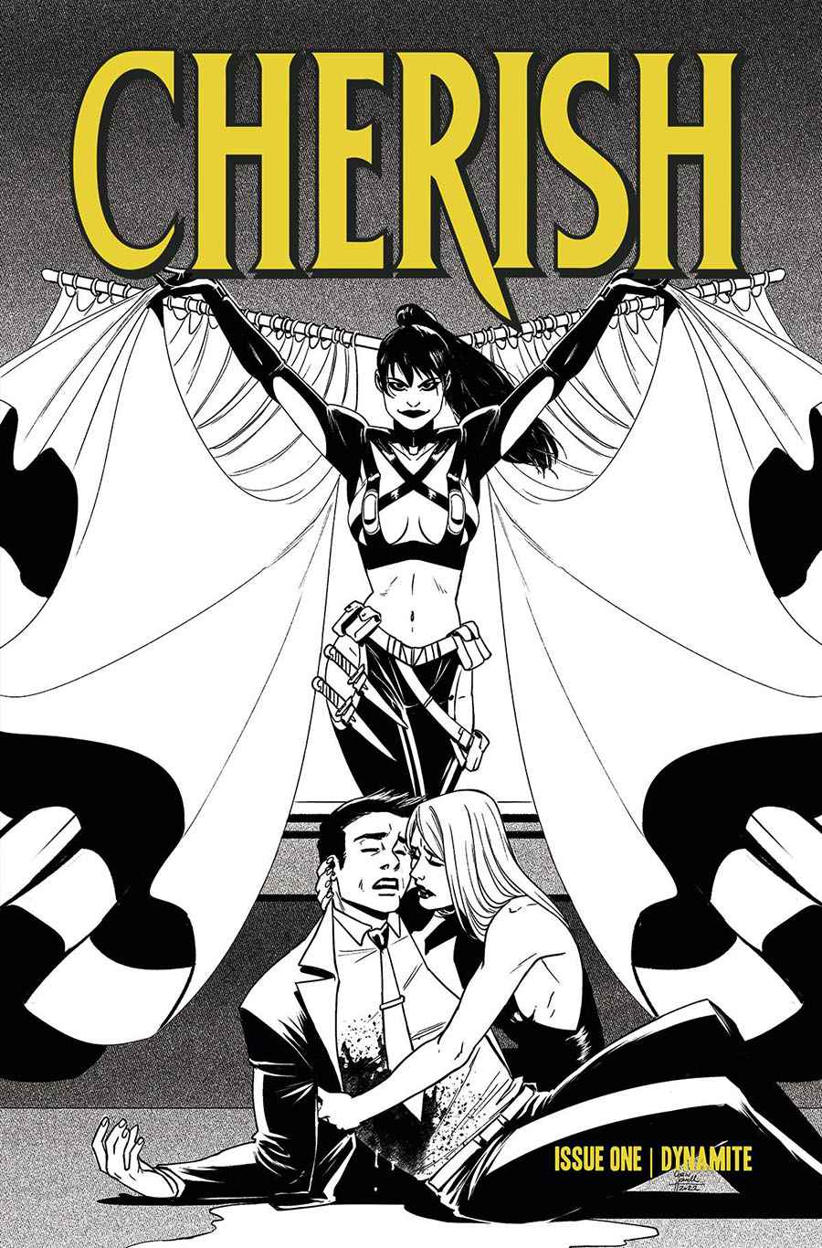 Cherish #1 Cover O Incentive Corin Howell Marc Silvestri Homage Black & White Cover