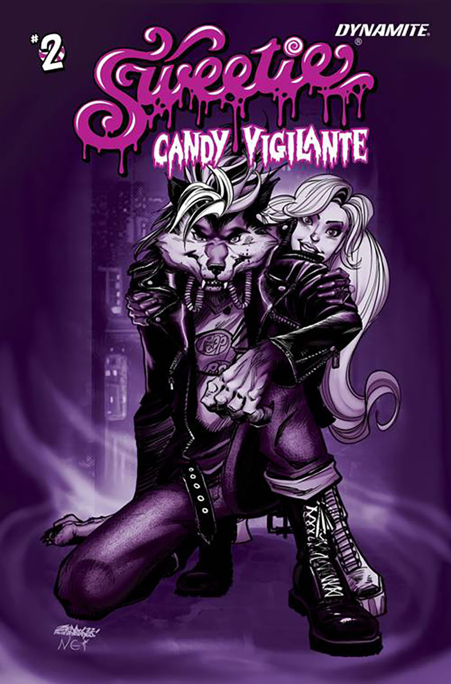 Sweetie Candy Vigilante #2 Cover H Variant Jeff Zornow Candy Wolf & Sweetie Cover