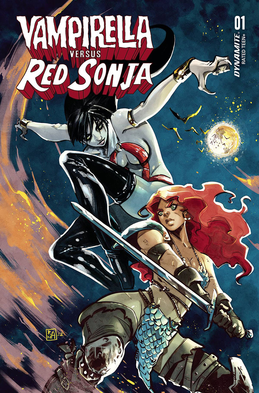 Vampirella vs Red Sonja #1 Cover Q Variant Alessandro Ranaldi Cover