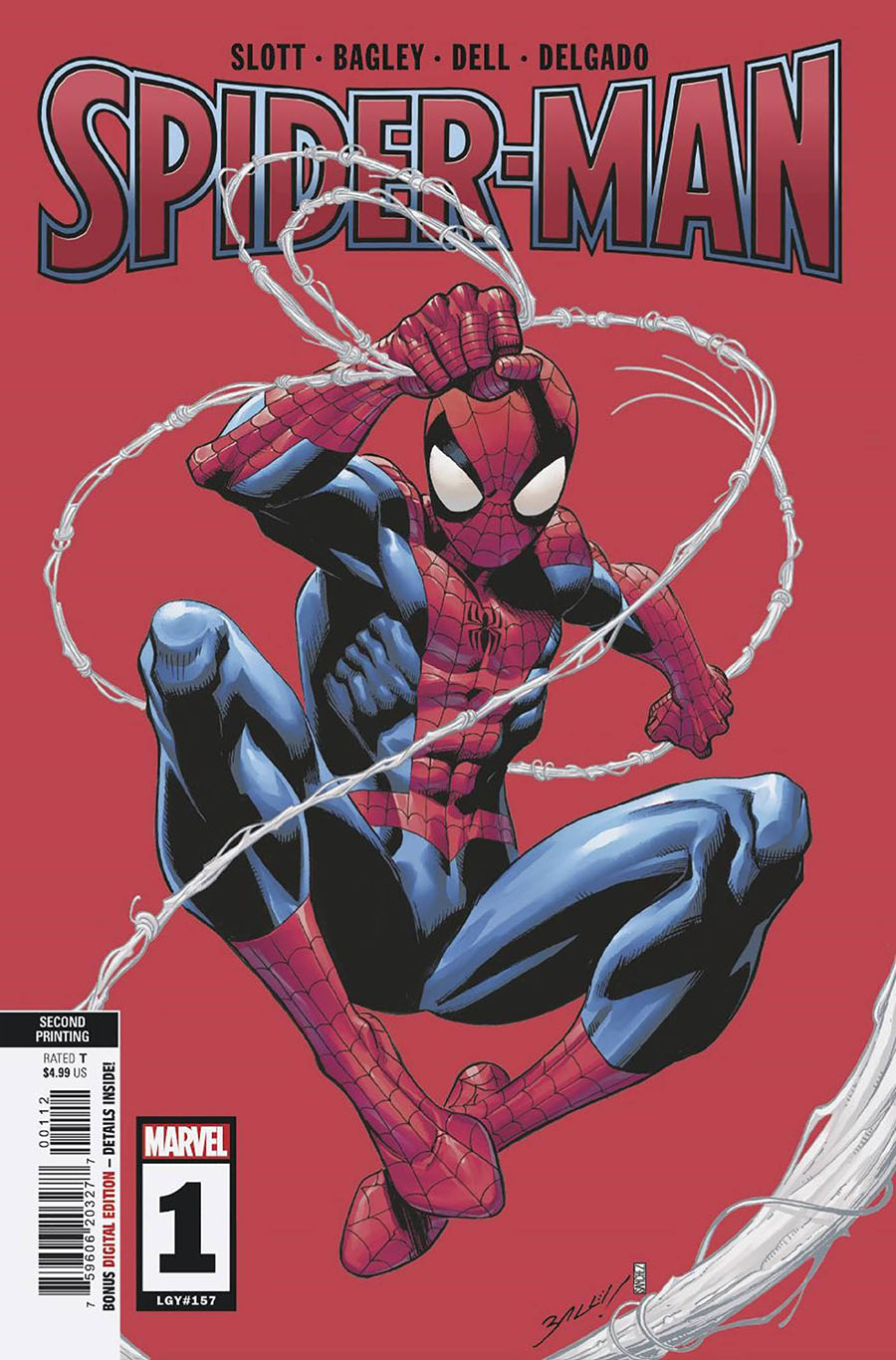 Spider-Man Vol 4 #1 Cover K 2nd Ptg Mark Bagley Variant Cover