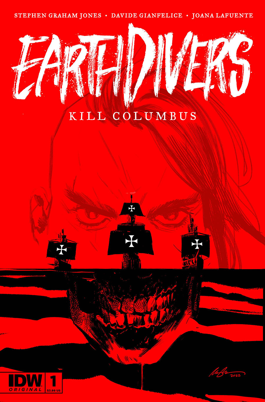 Earthdivers Kill Columbus #1 Cover E 2nd Ptg Rafael Albuquerque Variant Cover