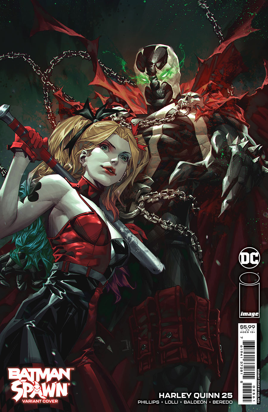 Harley Quinn Vol 4 #25 Cover D Variant Kael Ngu DC Spawn Card Stock Cover