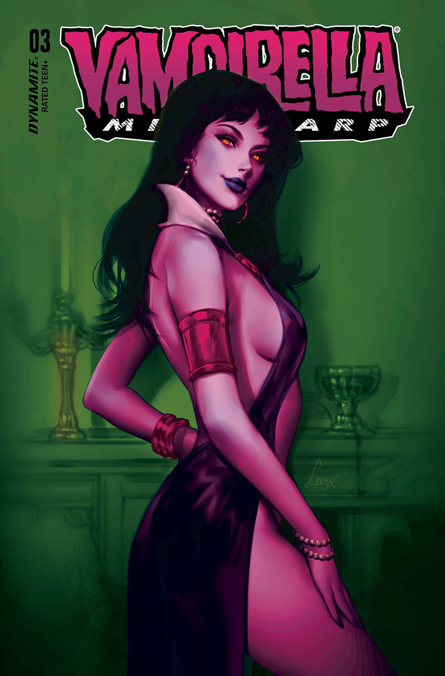 Vampirella Mindwarp #3 Cover L Variant Lesley Leirix Li Ultraviolet Cover