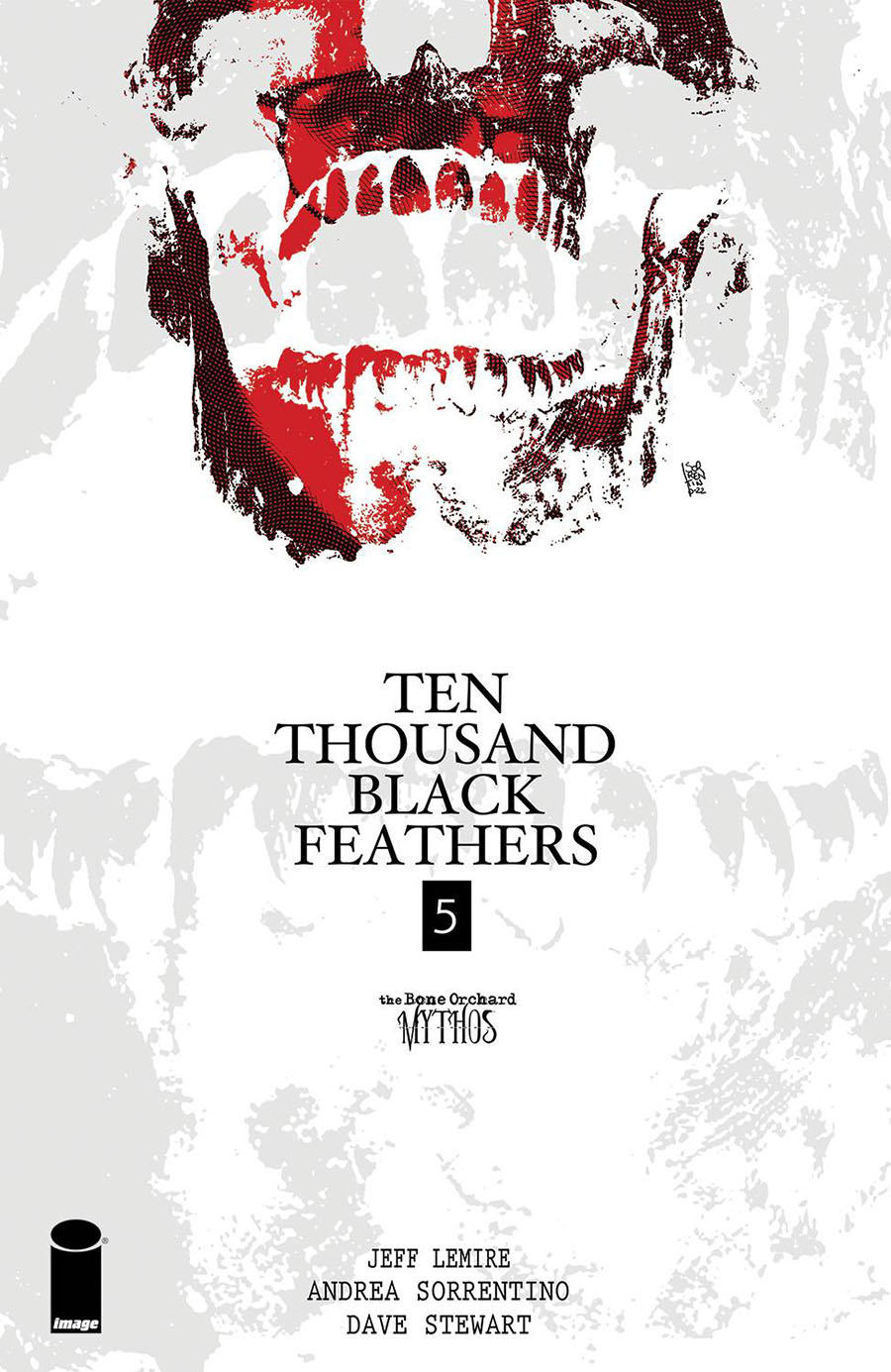 Bone Orchard Mythos Ten Thousand Black Feathers #5 Cover A Regular Andrea Sorrentino Cover