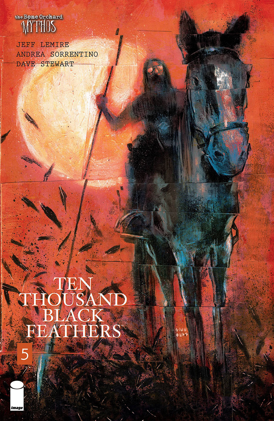 Bone Orchard Mythos Ten Thousand Black Feathers #5 Cover C Variant Martin Simmonds Cover