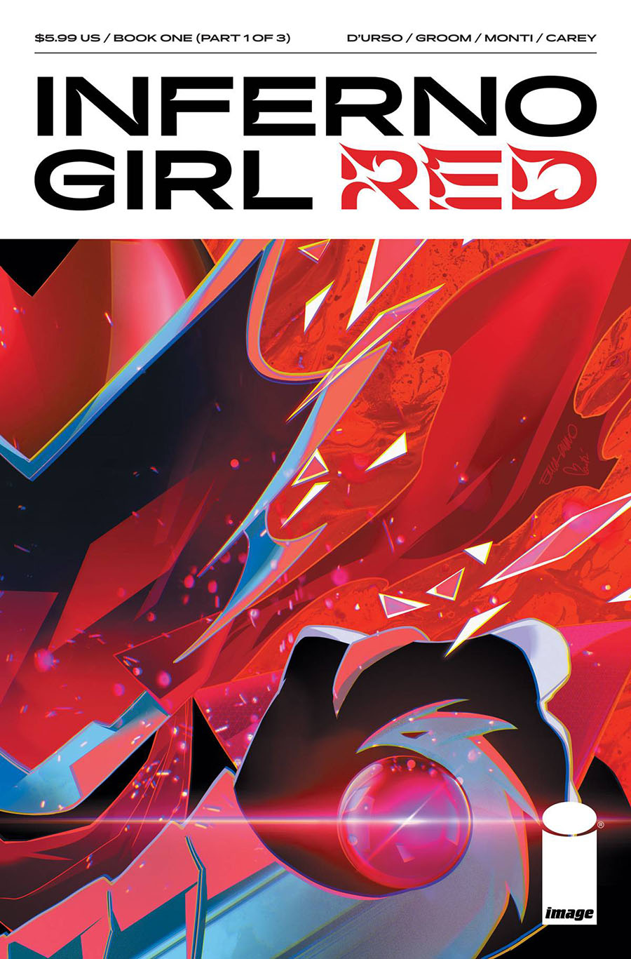 Inferno Girl Red Book 1 #1 Cover A Regular Erica DUrso & Igor Monti Cover